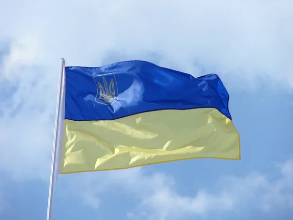 Flagge der Ukraine — Stockfoto