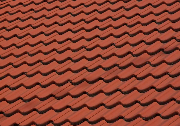 Red tiled roof — Stock Photo, Image