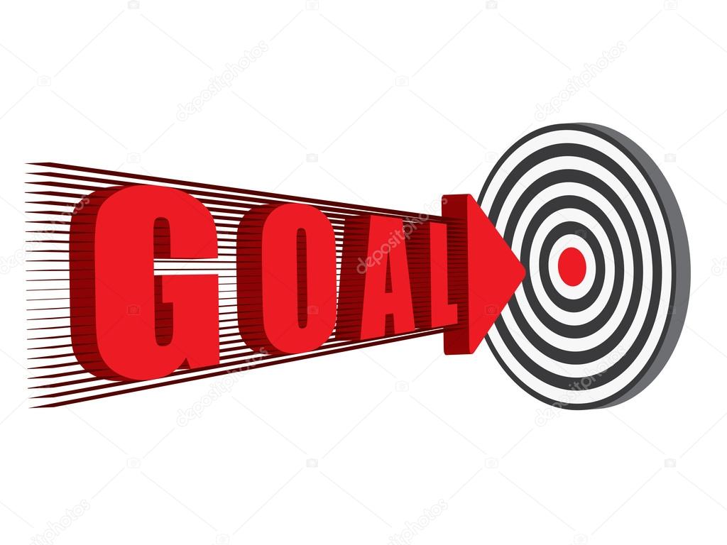 Goal hitting the target