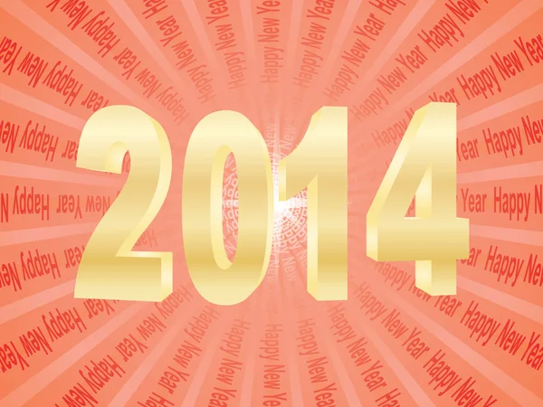 С Новым 2014 годом — стоковый вектор