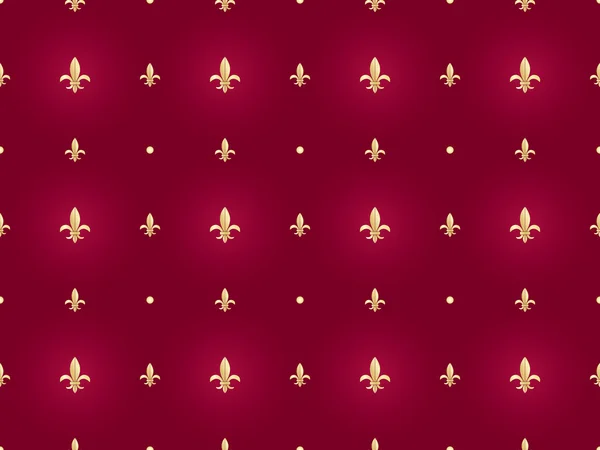 Grape003ロイヤル ユリとのシームレスなパターン — ストックベクタ