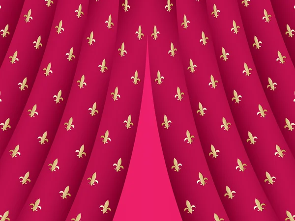 Theatre curtain — Stock Vector