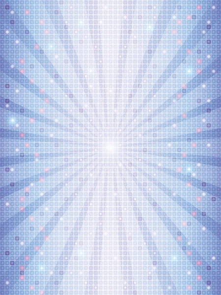 Mosaic background with rays — Stockvector
