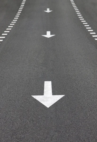Arrows on road — Stock Photo, Image