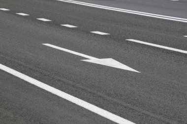 yol üzerinde işaretleme