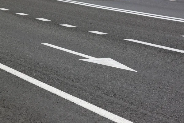 Marking on road — Stock Photo, Image