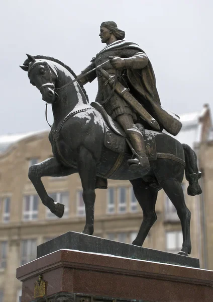 Danylo Halytsky monumento a Leopoli — Foto Stock