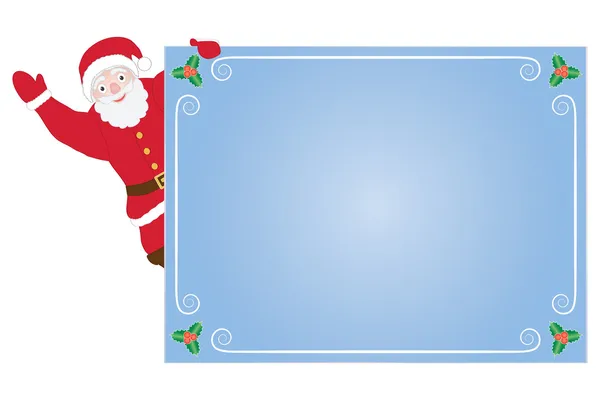 Санта-Клауса на привітанні картки — стоковий вектор
