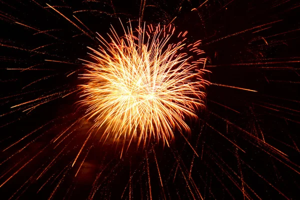 Holiday fireworks background — Stock Photo, Image