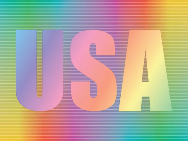 Hologram Usa — Stockvector