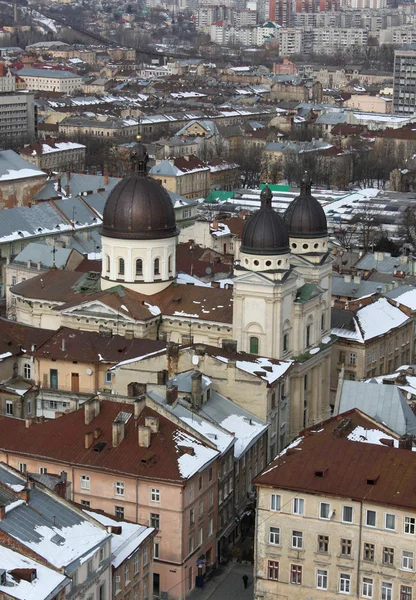 Lviv no inverno — Fotografia de Stock