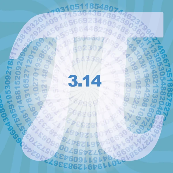 Aantal pi — Stockvector