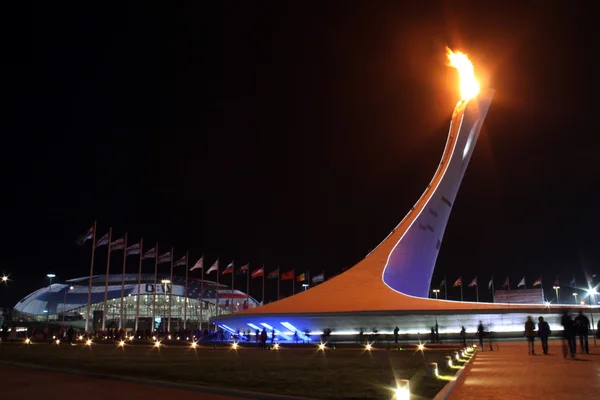 Olympijský oheň — Stock fotografie