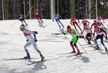 sochi içinde Erkekler kros 50km toplu çıkış