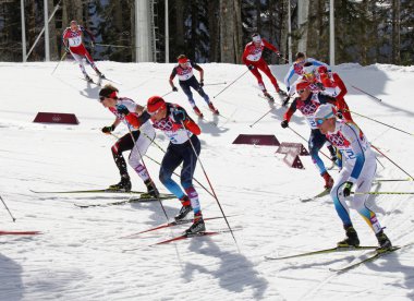 sochi içinde Erkekler kros 50km toplu çıkış