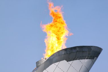 Olimpiyat Ateşi yakın çekim