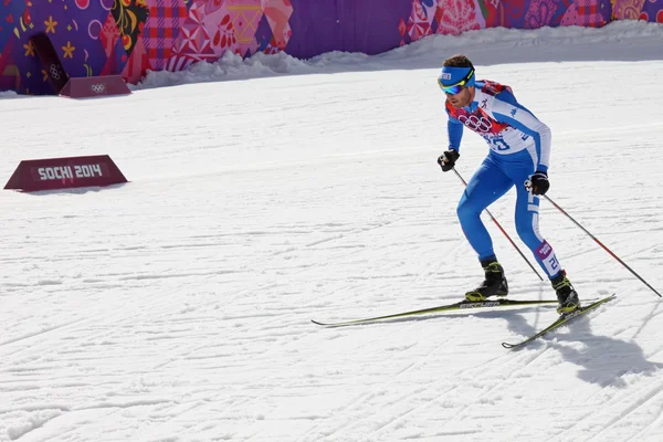 Roland clara sırasında Erkekler kros 50km toplu çıkış — Stok fotoğraf