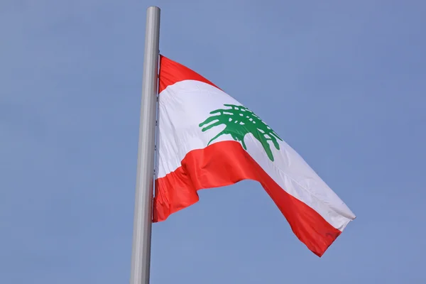 Σημαία του Λιβάνου — Φωτογραφία Αρχείου