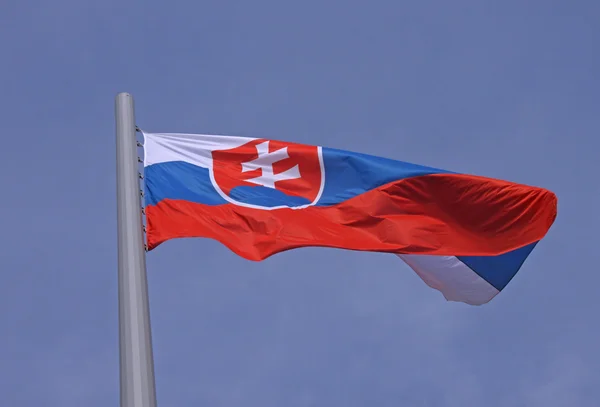 Bandera de Eslovaquia — Foto de Stock