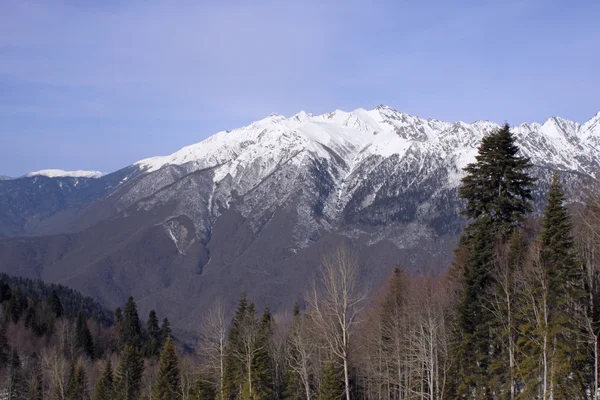 Montagnes caucasiennes en hiver — Photo