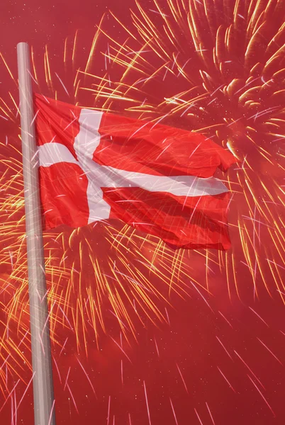 Drapeau du Danemark — Photo