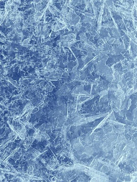 Primer Plano Fondo Abstracto Hielo Azul — Foto de Stock