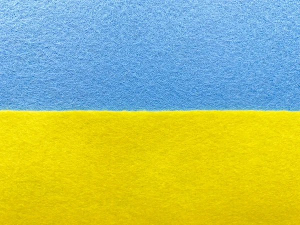 Stand Mit Ukraine Hintergrund Ukrainische Flagge Aus Filz — Stockfoto