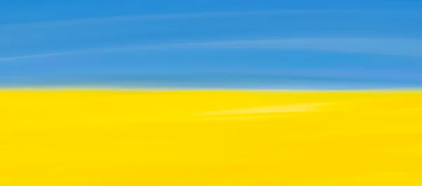 Stand Ukraine Banner Painted Ukrainian Flag — ストック写真