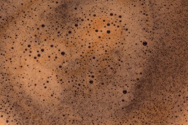 soyut baloncuk arkaplanı: kahvenin köpüğünün kapatılması