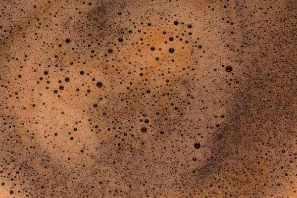 Soyut Baloncuk Arkaplanı Kahvenin Köpüğünün Kapatılması — Stok fotoğraf