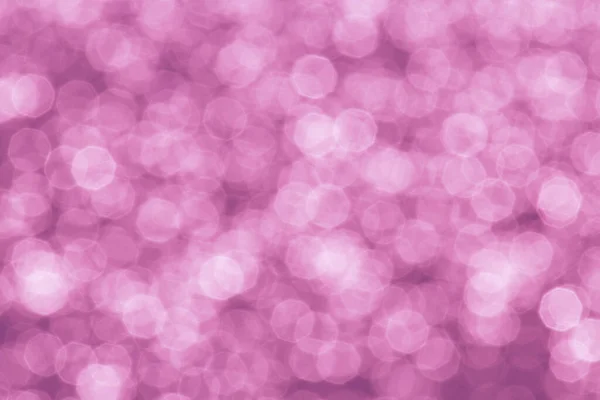 Abstract Roze Cirkels Vakantie Bokeh Achtergrond — Stockfoto