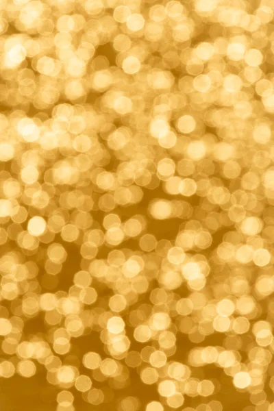 Vakantie Achtergrond Abstract Gouden Cirkels Bokeh Achtergrond — Stockfoto