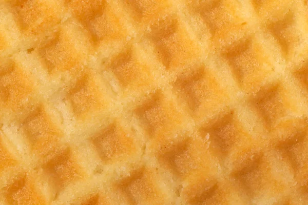 Close Grooved Waffles Texture — Fotografia de Stock