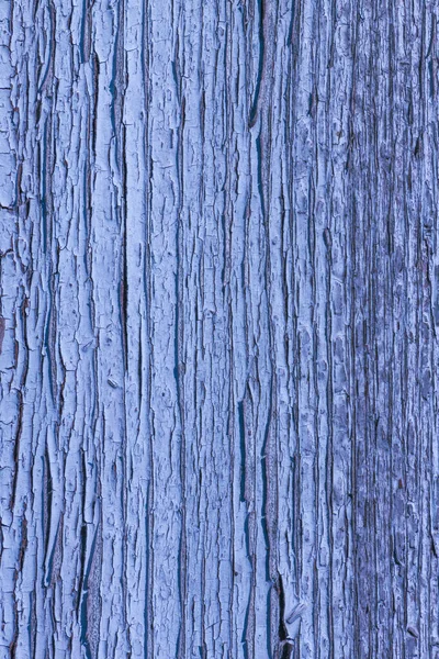 Close Old Painted Blue Color Wooden Board — Stockfoto