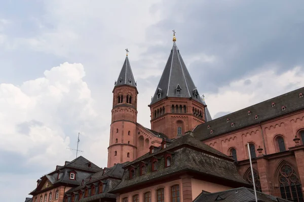 Vista Catedral Maguncia Ciudad Maguncia Alemania — Foto de Stock