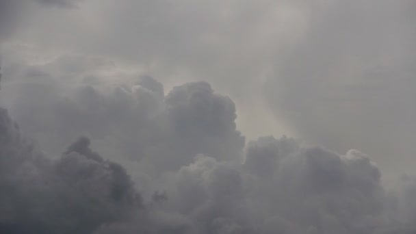 Overcast weather clouds time-lapse — Stock Video