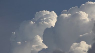 kar gökyüzü kümülüs bulutları time-lapse