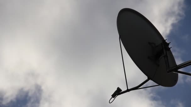 Antena satélite — Vídeo de Stock