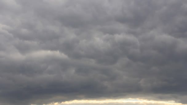 暴风雨的天空 — 图库视频影像