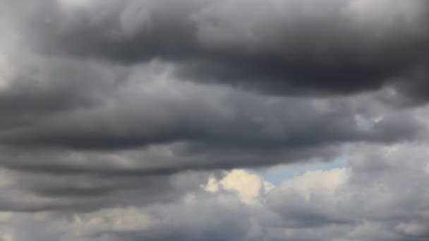 Borús időben felhők time-lapse — Stock videók