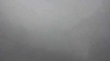kar yağışı, gri gökyüzü hızlandırılmış bulut