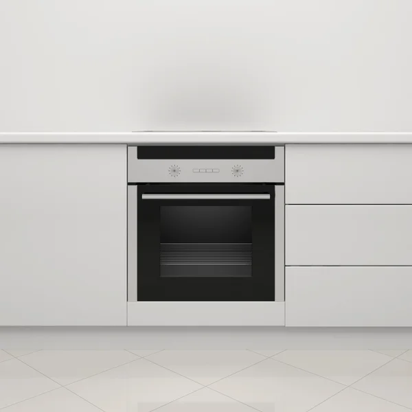 Elektrisch fornuis en oven. — Stockfoto