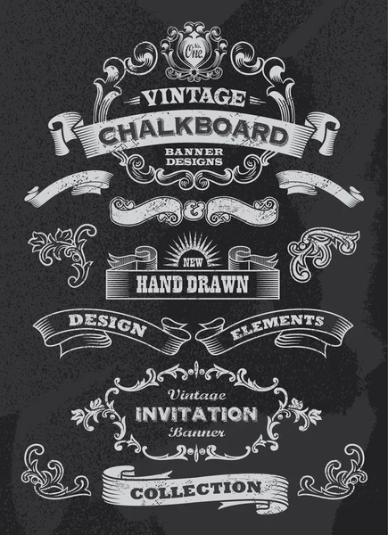 Blackboard yazı tahtası tasarım öğeleri