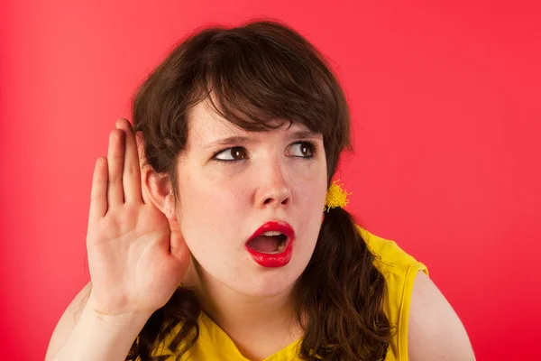 Hard of hearing — Stock Photo, Image