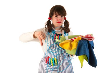 sıkıcı ev kadını