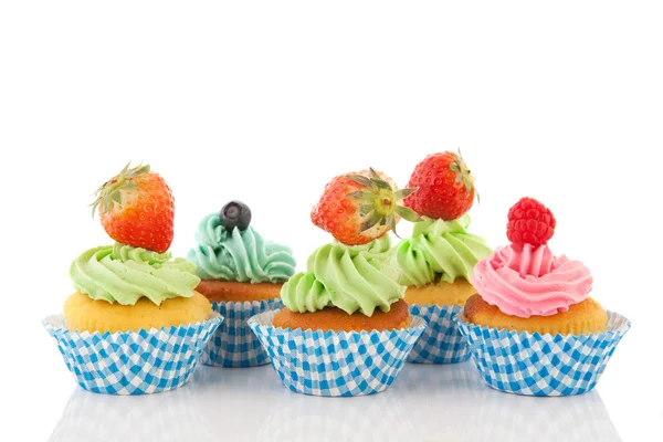 Fruit cupcakes — Stock Photo, Image