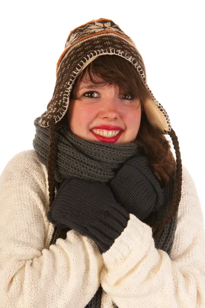 Winter girl — Stock Photo, Image