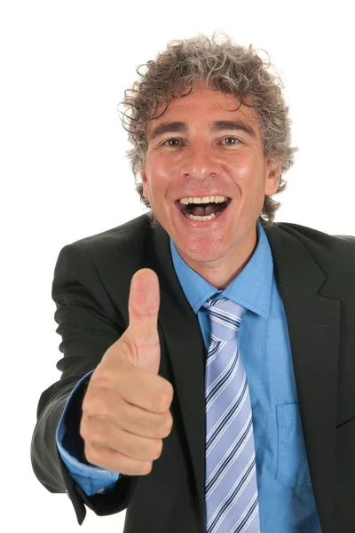 Satisfied manager — Stock Photo, Image