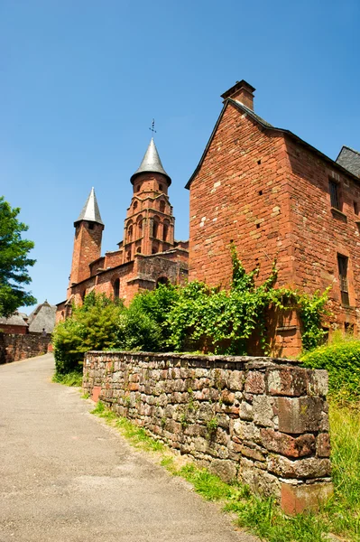 Zamek w collonges la rouge — Zdjęcie stockowe