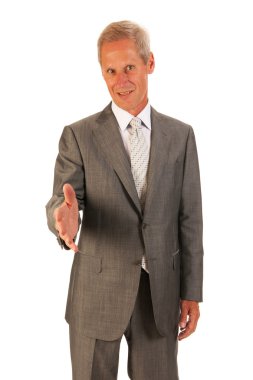 üst düzey iş manshaking eller